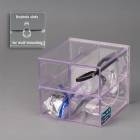 Poltex PROTEYE4-W Protective Eyewear Holder, Small, 4 Position, Wall Mount (Glasses are Not Included)