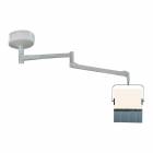 Model PTO-007 Ceiling Mounted Overhead Lead Acrylic Barrier with Lead Curtain