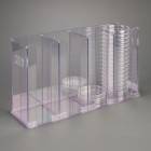 Poltex PTR4 Petri Dish Dispenser, 4 Slot (Petri Dishes are Not Included)