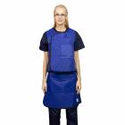 Phillips Safety Quickship Radiation Lightweight Lead Vest and Skirt Full Overlap Apron - Nylon Blue
