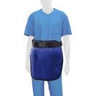 Phillips Safety RA-MP Maternity Panel Half Apron - Nylon Fabric Royal Blue with Black Trim