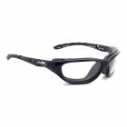 Airrage Wiley-X Nylon Wrap Around Radiation Glasses - Gloss Black 696F