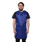Phillips Safety RA-RJ1P Reverse Flex Jacket One-Piece Apron, Lead Free - Nylon Fabric, Royal Blue with Black Trim (Due to Variations in Lighting, Actual Colors May Differ)