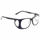 RG-52-BKBL Plastic Wrap Radiation Glasses Model 52 - Black/Blue