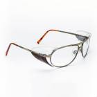 Model 600 Aviator Metal Radiation Glasses with Side Shields - Gold