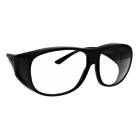 Phillips Safety Fit Over Radiation Glasses Model ESC302N - Black (Right Angle View)