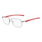 Phillips Safety Nike 4317 Radiation Glasses, Frame Size 55-14-145 - Satin Gunmetal/University Red 076-55