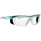 Plastic Frame Radiation Safety Glasses Model T9559 - Clear Blue