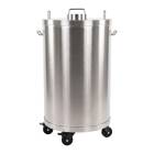 Phillips Safety RNM-SWDB-21-5x29-1-0-SS Mobile Shielded Waste Decay Barrel - 25 mm Pb