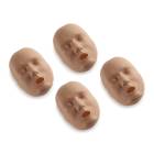 Prestan RPP-AFACE-4-DS Replacement Face Skin for Professional Adult Manikin with CPR Feedback, 4-Pack - Dark Skin Tone