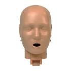 Prestan RPP-ULHEAD-1-DS Replacement Head Assembly for Adult Ultralite® Manikin - Dark Skin Tone