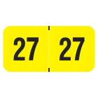 Arden Label RY3R-27 Reynolds & Reynolds Compatible RY3R Series 2027 Year Labels - Size 3/4" H x 1 1/2" W