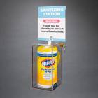 Poltex SANSTAT4 Locking Sanitizing Station - 1 Position (Consumables Not Included)