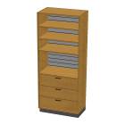 Pivotal Health Solutions SC-003 Stor-Edge™ Stationary Cabinet with Slatwall Hanger Board