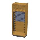 Pivotal Health Solutions SC-008 Stor-Edge™ Stationary Cabinet with Band Dispenser Bars