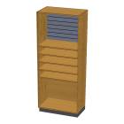 Pivotal Health Solutions SC-009 Stor-Edge™ Stationary Cabinet with Slatwall Hanger Board and Shelves