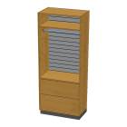 Pivotal Health Solutions SC-011 Stor-Edge™ Stationary Cabinet with Clothes Rod and Drawers