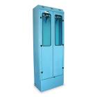 Harloff SC9436DR-14 Powder Coated Steel SureDry 14 Enteroscope Drying Cabinet - Key Locking Tempered Glass Doors