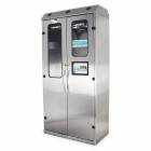 Harloff SC8044TD-T3316D Powder Coated Steel SureDry 16 Scope Tracking Cabinet with Dri-Scope Aid - Key Locking Tempered Glass Doors