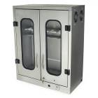 Harloff SCW2430DR Powder Coated Steel 6 ENT Scope Capacity Wall Mount Storage Cabinet - Key Lock