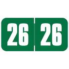 2026 Year Labels for Ringbook - Safeguard Compatible SG3Y Series - Size 3/4" H x 1 1/2" W