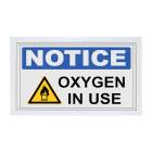 Phillips Safety Notice Oxygen In Use LED Indicator Sign
