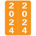 2024 Year Labels - Smead Compatible SLYM Series - Size 2" H x 1 1/2" W
