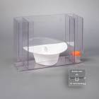 Poltex SPECDISP-W Multi-Specimen Collector Dispenser, PETG, Wall Mount (Supplies are Not Included)