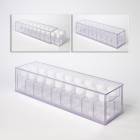 Poltex SQBTLSHF10215-125 Square Media Bottle Drawer, 125 mL (Bottles are Not Included)