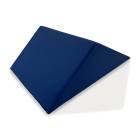 Angled Knee Wedge with 4 Way Stretch Medium Blue Cover, Narrow - 16" W x 25" L x 8" H