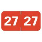 2027 Year Labels - Tabbies 70200 Compatible TAYM Series - Size 3/4" H x 1 1/2" W