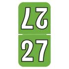 2027 Top-Tab Year Labels - Colwell Compatible TCYM Series - Size 1 1/2" H x 3/4" W