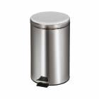 Clinton Model TR-13S Small Round Stainless Steel Waste Receptacle - 12 L Capacity (12.68 Quarts)