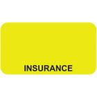 INSURANCE Label - Size 1 5/8"W x 7/8"H
