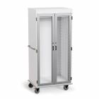 Model UM2651HG Double Wide Large Chamber Tall Cart with Glass Doors