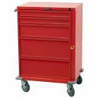 Harloff V30-5B V-Series Tall Emergency Cart 5 Drawer Breakaway Lock