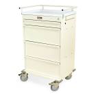 Harloff VLT150MOT Value Line MOT® Compatible Medication Cart with Key Lock (Shown in Cream Color)