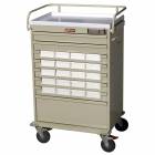 Harloff VLT20EBIN5 Value Line 20 - 5" Med-Bin Medication Cart with Basic Electronic Pushbutton Lock