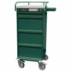 Harloff VLT240PC-EKC Value Line 240 Punch Card Medication Cart with CompX Electronic Lock, Locking Narcotics Box