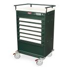 Harloff VLT24BIN5-EKC Value Line 24 - 5" Med-Bin Medication Cart with CompX Electronic Lock