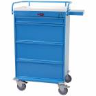 Harloff VLT360PC Value Line 360 Punch Card Medication Cart with Key Lock, Locking Narcotics Box