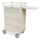 Harloff VLT360PC Value Line 360 Punch Card Medication Cart with Key Lock, Locking Narcotics Box (Shown in Sand Color)