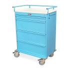 Harloff VLT480PC Value Line 480 Punch Card Medication Cart with Key Lock, Locking Narcotics Box