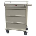 Harloff VLT480PC Value Line 480 Punch Card Medication Cart with Key Lock, Locking Narcotics Box