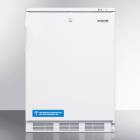 Accucold VT65MLBI Height-Adjustable Built-In All-Freezer with 3 Basket Drawers, Right Handle Solid Door, 3.5 Cubic Feet - Front View