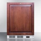 Accucold VT65MLBIIFADA ADA Height Built-In All-Freezer with 3 Glass Drawers, Right Handle Panel-Ready Door (Panel Not Included), 3.5 Cubic Feet - Front View (Custom Panel is not Included)