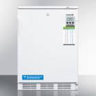 Accucold VT65MLBIMED MED Series Height-Adjustable Built-In All-Freezer with 3 Basket Drawers, Right Handle Solid Door, 3.2 Cubic Feet - Front View