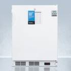 Accucold VT65MLBIPLUS2ADA PLUS2 Series ADA Height Built-In All-Freezer with 3 Glass Drawers, Right Handle Solid Door, 3.2 Cubic Feet - Front View