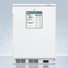 Accucold VT65MLGP General Purpose All-Freezer with 3 Wire Drawers, Right Handle Solid Door, 3.5 Cubic Feet - Front View