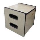 Pivotal Health Solutions WCBL-151515 Lift Box with Hand Grips and Lid, 15" W x 15" D x 15" H - Closed Lid